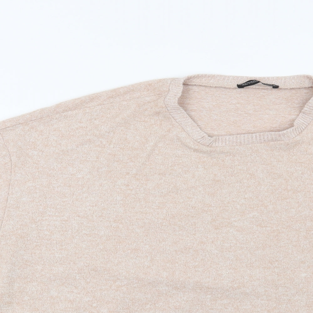 Zara Womens Pink   Pullover Sweatshirt Size M