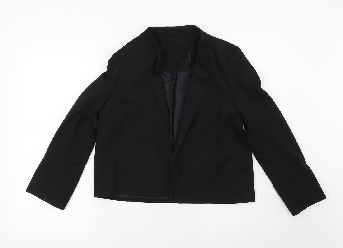 Preworn Womens Black   Jacket Blazer Size 10