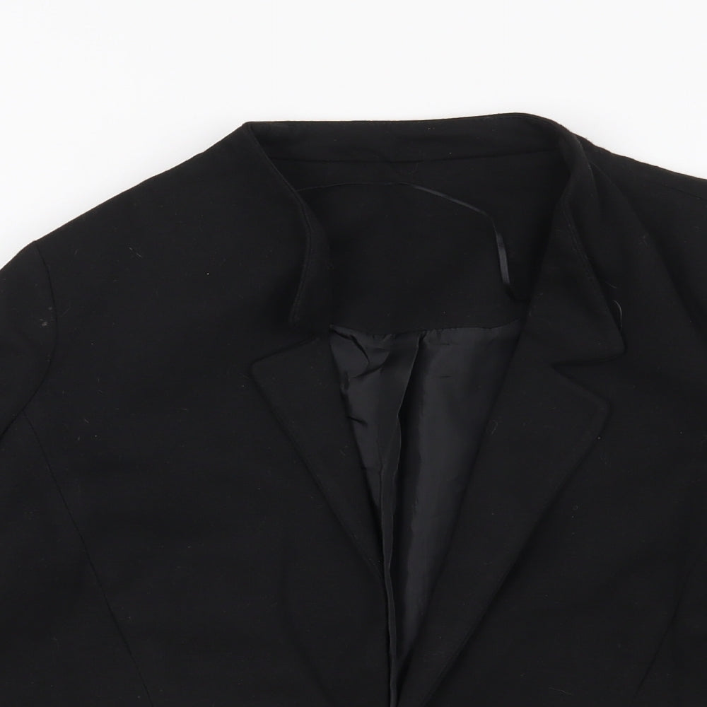 Preworn Womens Black   Jacket Blazer Size 10
