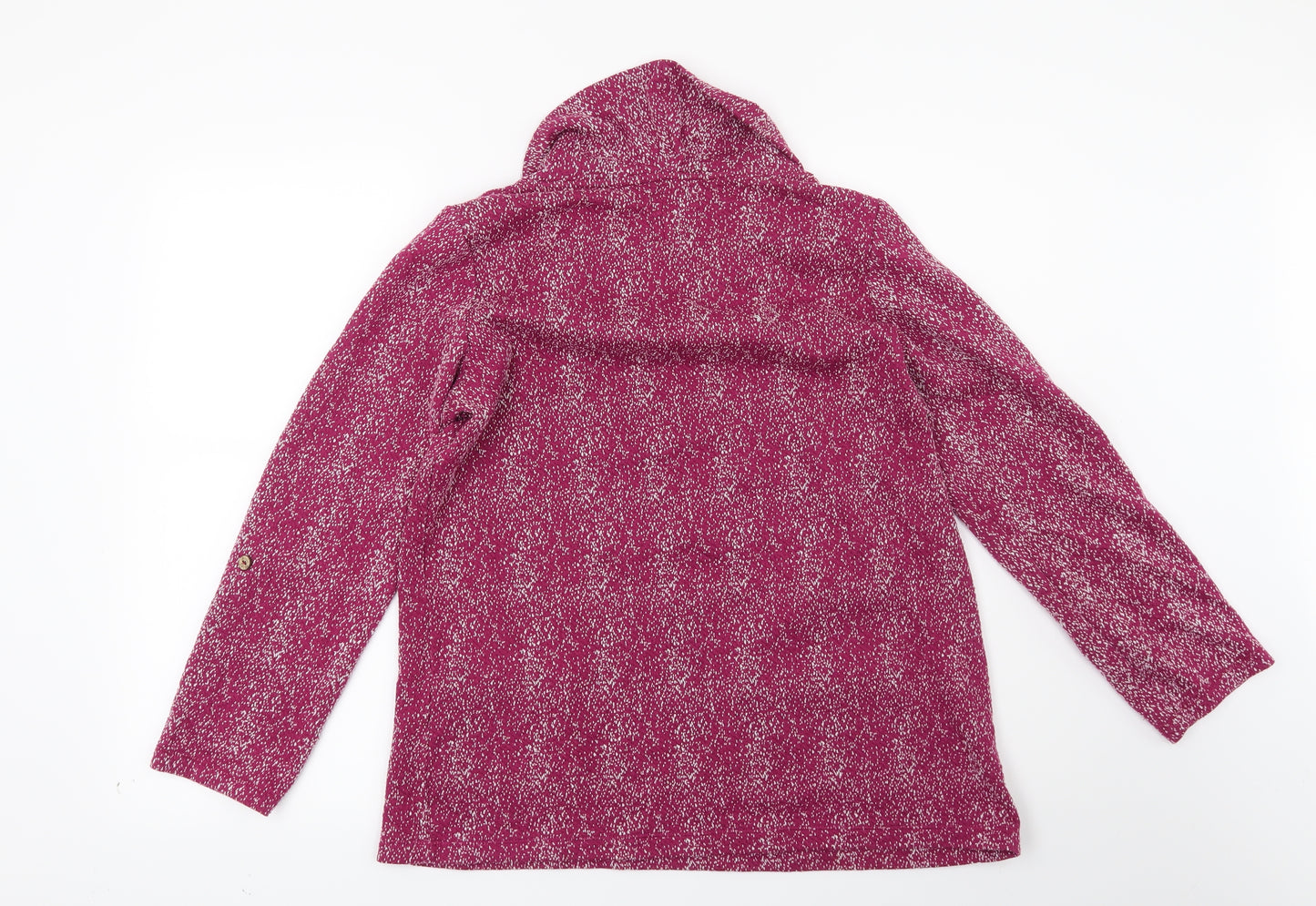 Country Rose Womens Pink Geometric  Pullover Sweatshirt Size M