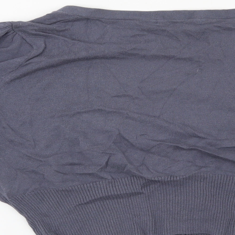 Marks and Spencer Womens Blue   Shrug Jumper Size 16