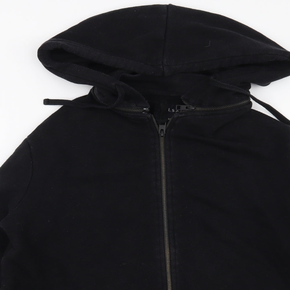 AllSaints Mens Black   Full Zip Hoodie Size M