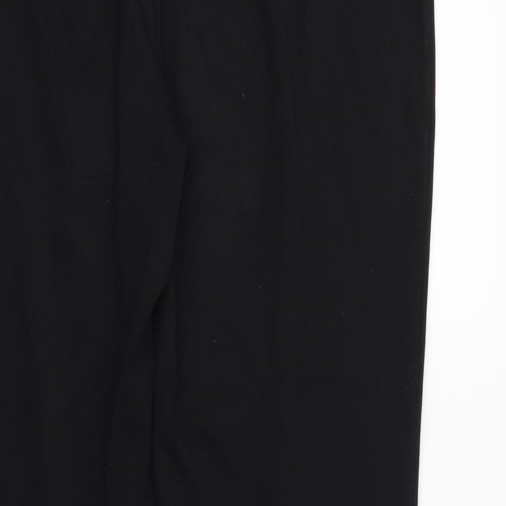 Marks and Spencer Womens Black   Trousers  Size 10 L27 in
