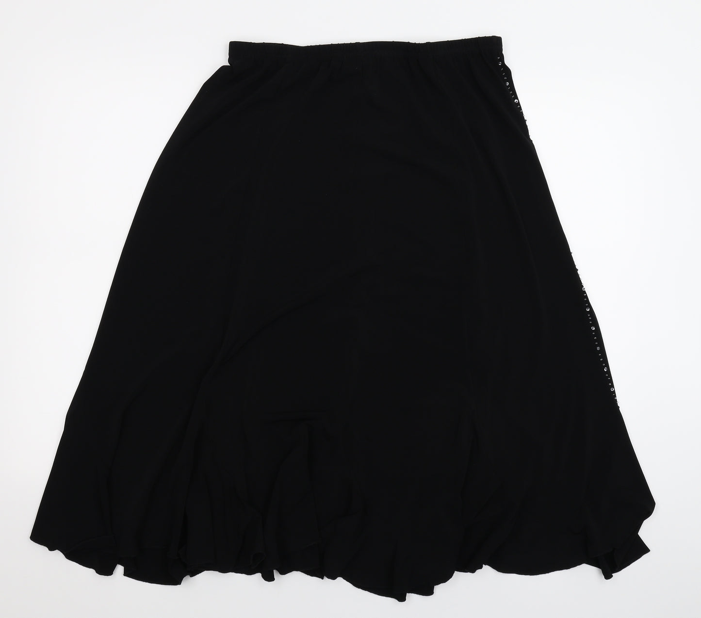 Saloos Womens Black   A-Line Skirt Size L