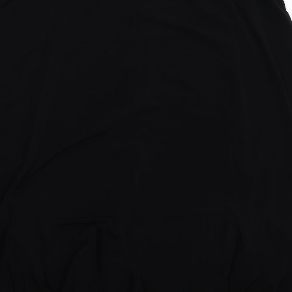 Saloos Womens Black   A-Line Skirt Size L