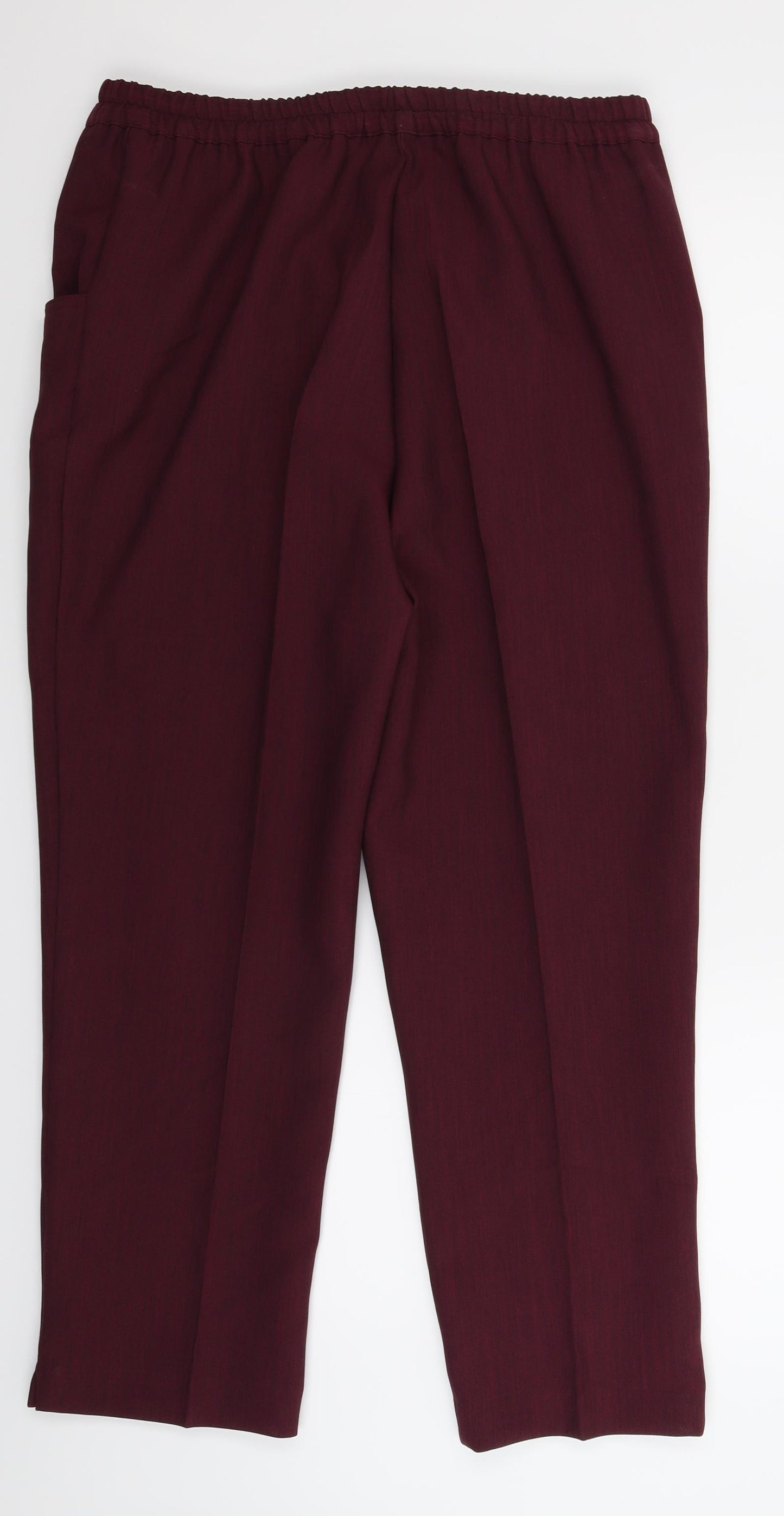 Special Collection Womens Purple   Dress Pants Trousers Size 14 L27 in