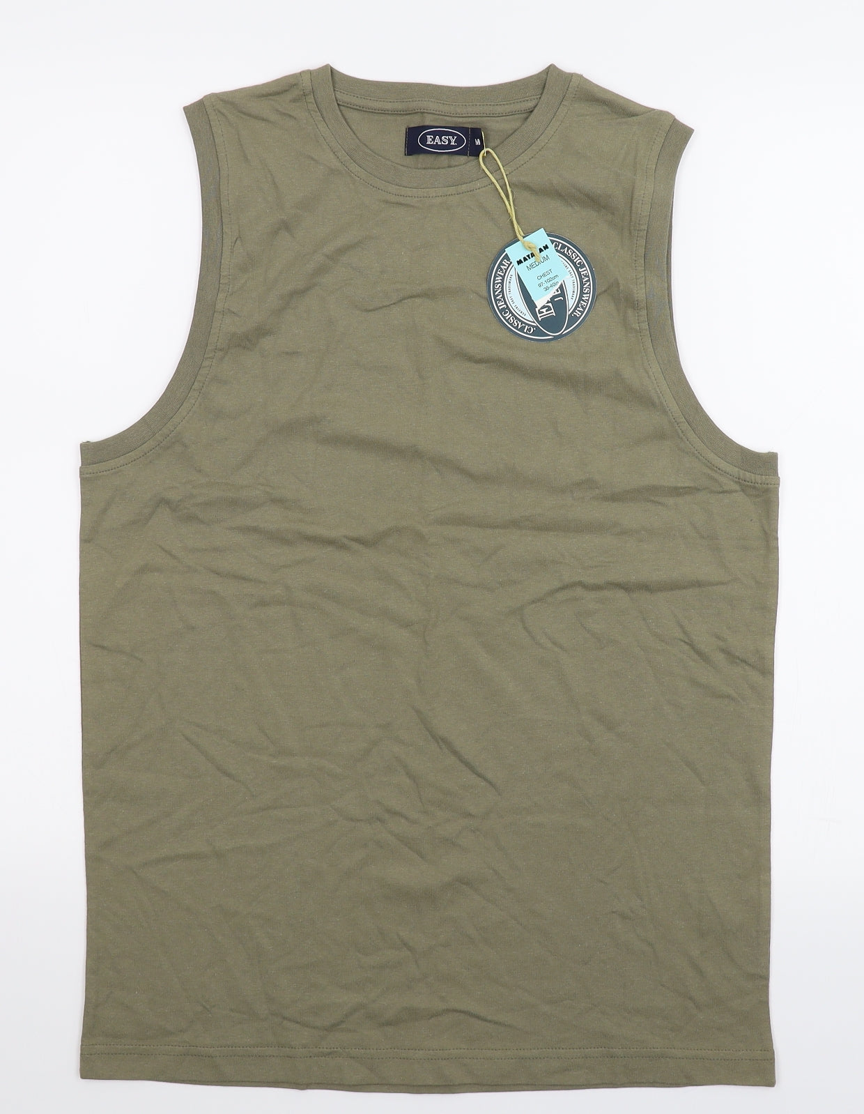 Easy Mens Grey   Basic Tank Size M