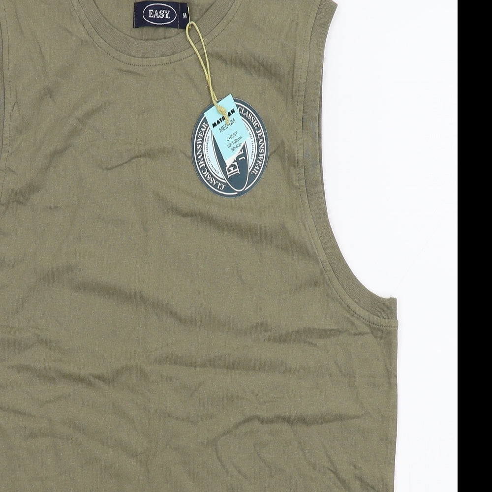 Easy Mens Grey   Basic Tank Size M