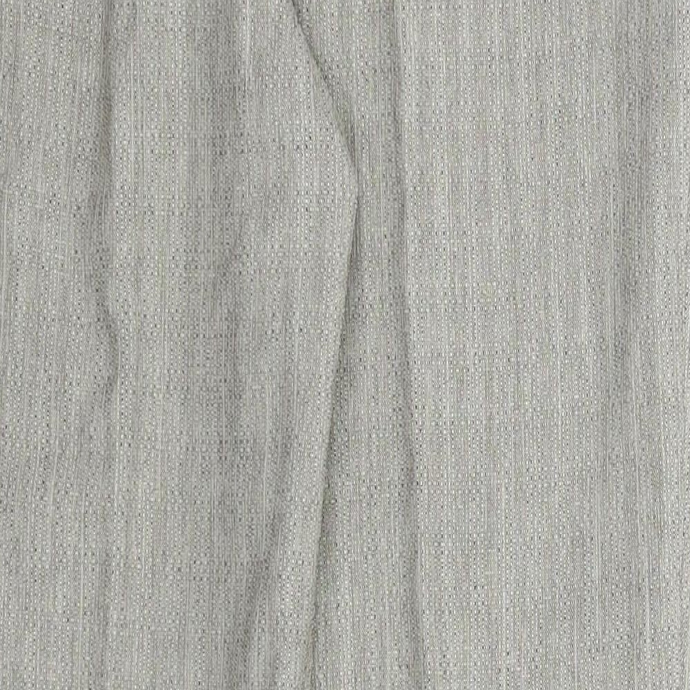 Papaya Womens Grey   Trousers  Size 12 L27 in