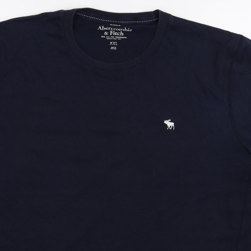Abercrombie & Fitch Mens Blue    T-Shirt Size 2XL