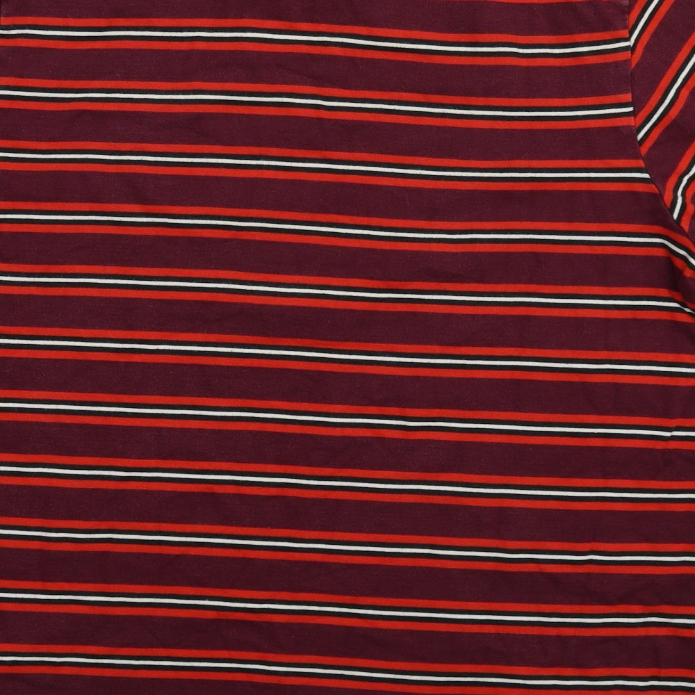 adidas Mens Multicoloured Striped   T-Shirt Size 2XL