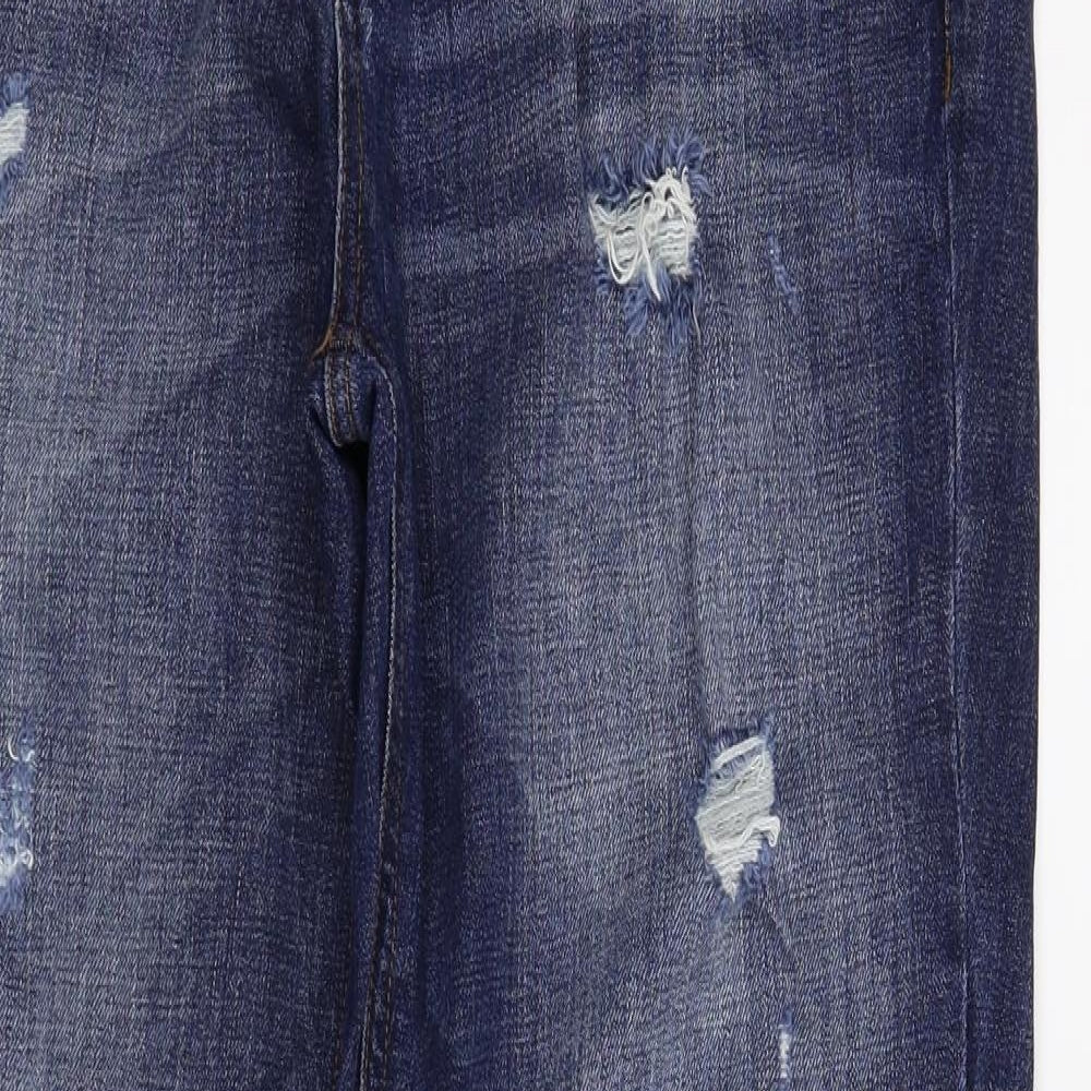 Easy Mens Blue  Denim Straight Jeans Size 36 L34 in