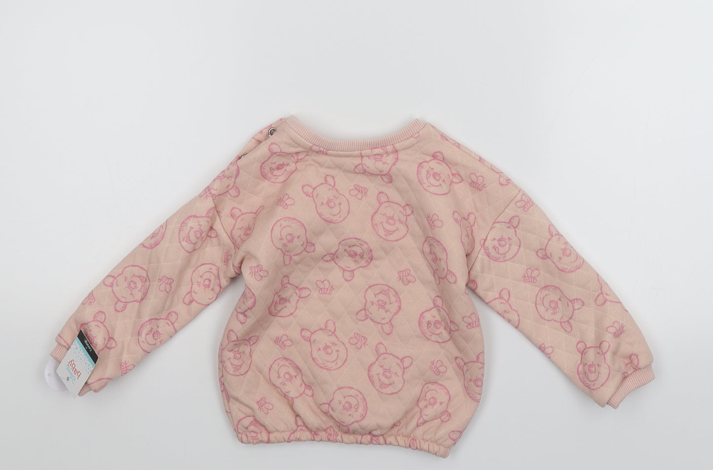 George Girls Pink   Pullover Jumper Size 9-12 Months