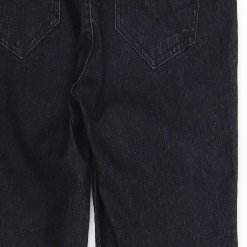 Marks and Spencer Womens Blue  Denim Cropped Jeans Size 10 L20 in