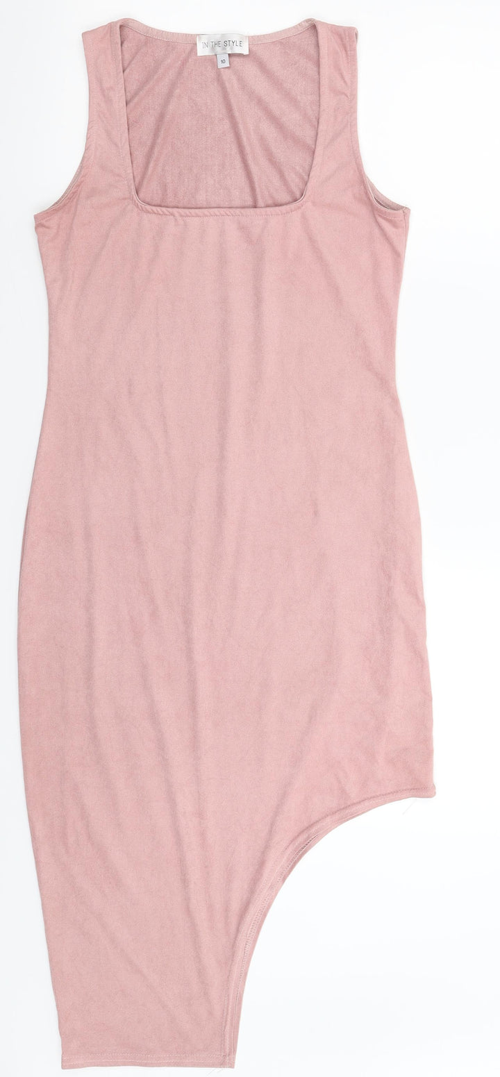In the Style Womens Pink Bodycon Size 10