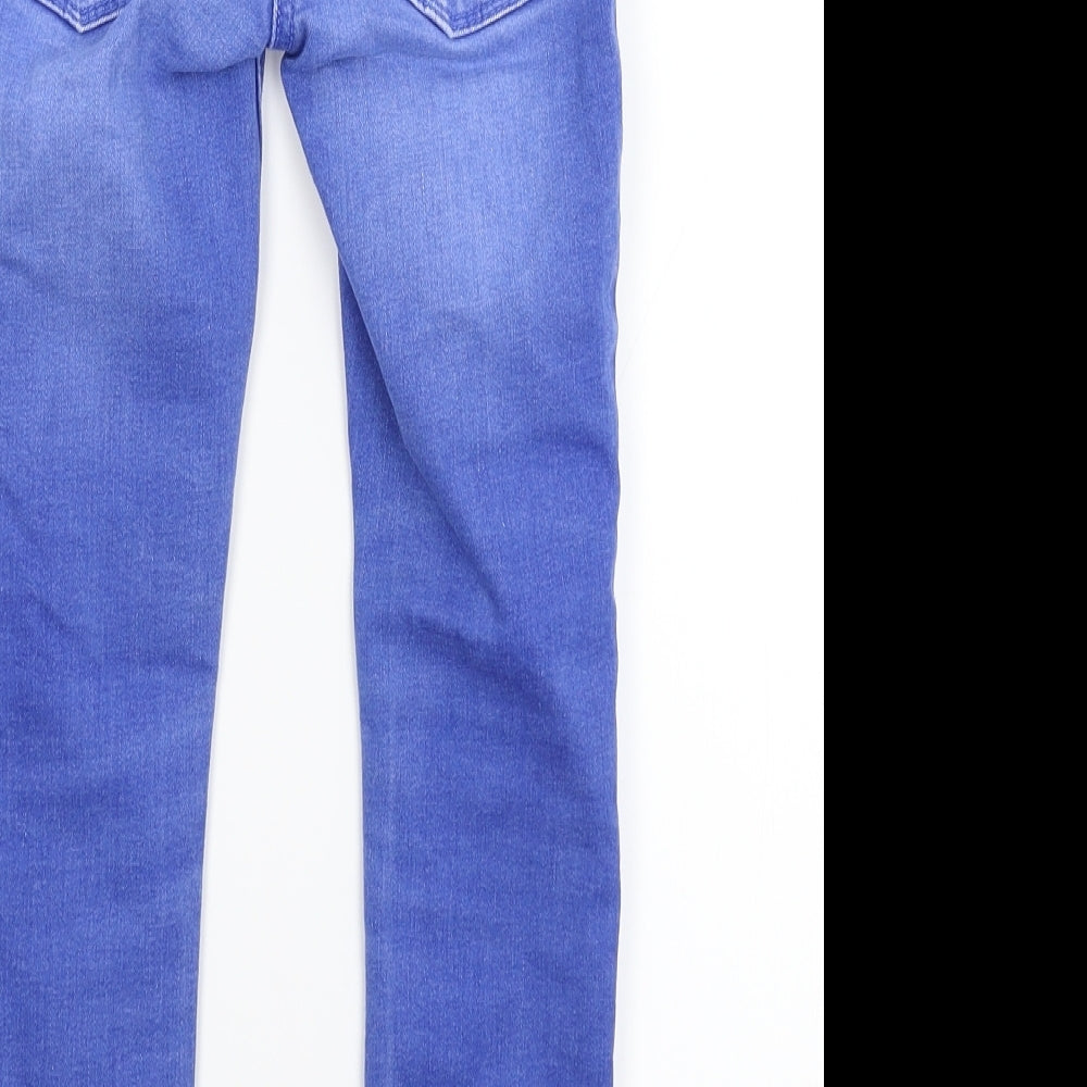 NEXT Girls Blue  Denim Skinny Jeans Size 7 Years