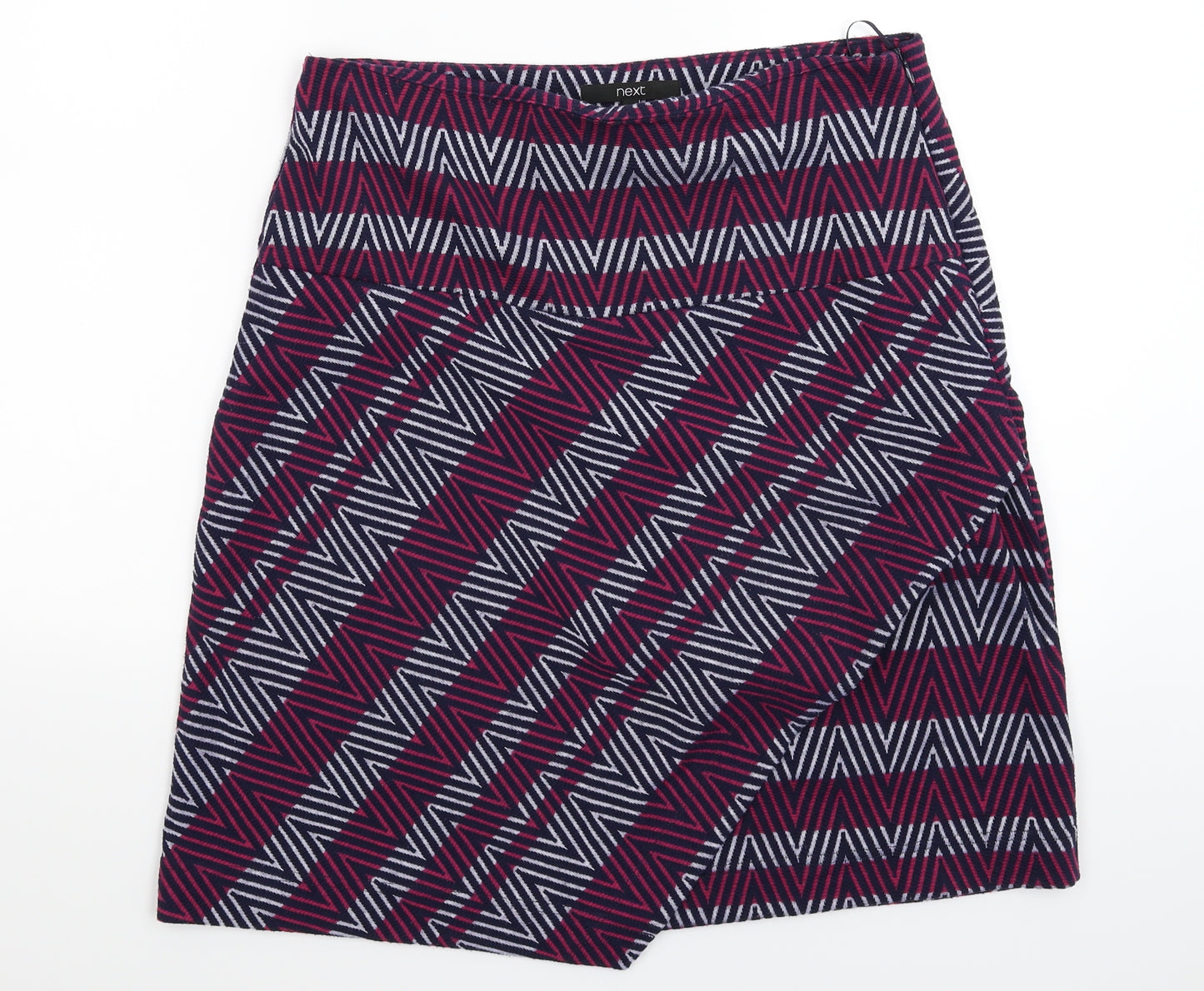 NEXT Womens Multicoloured Geometric  A-Line Skirt Size 10