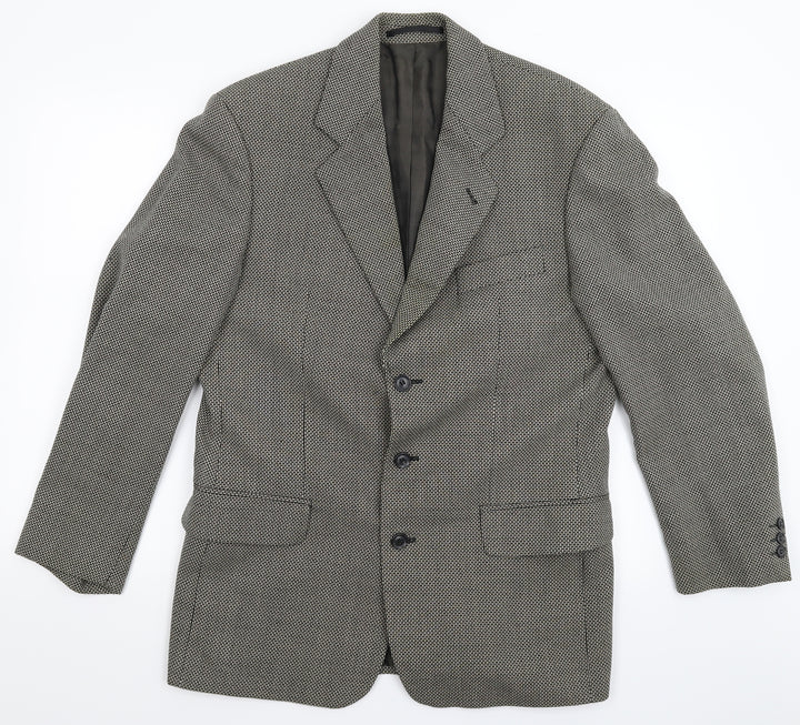 Classic Stones Mens Beige   Jacket Suit Jacket Size 38