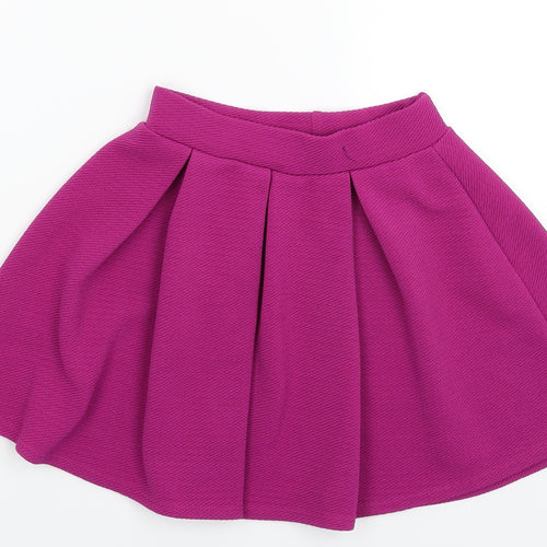 Preworn Girls Pink   A-Line Skirt Size S