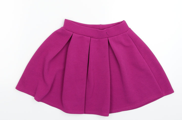 Preworn Girls Pink   A-Line Skirt Size S
