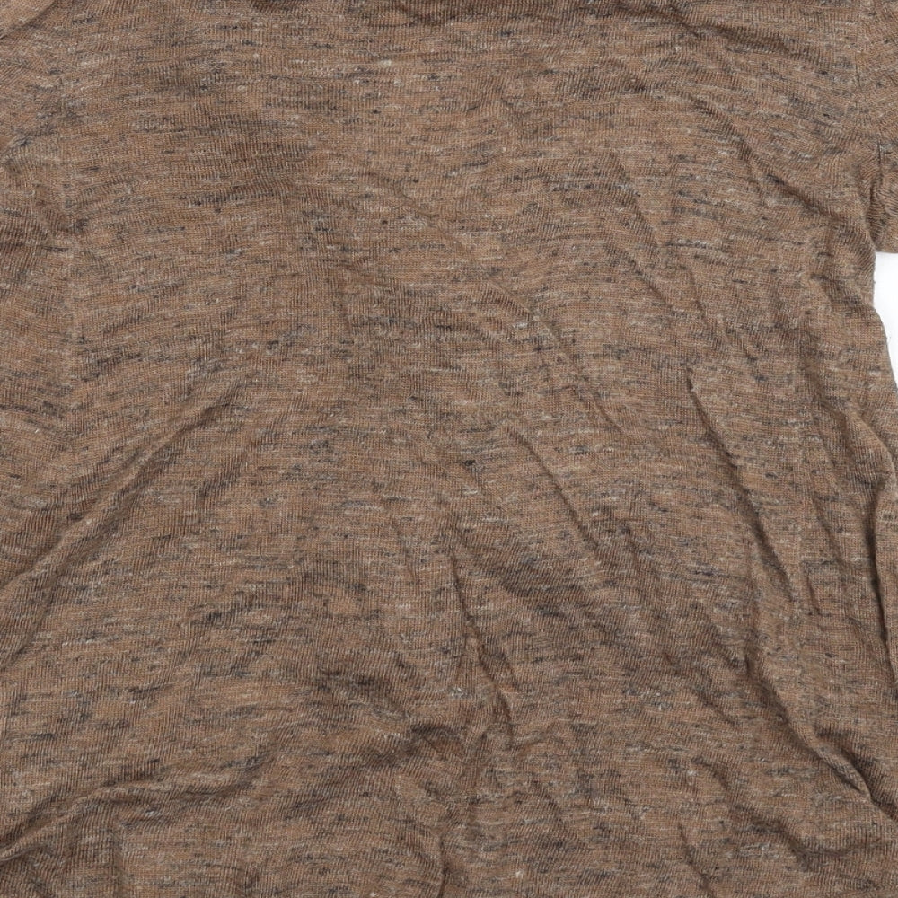 Backdrop Womens Grey  Knit Pullover Jumper Size S