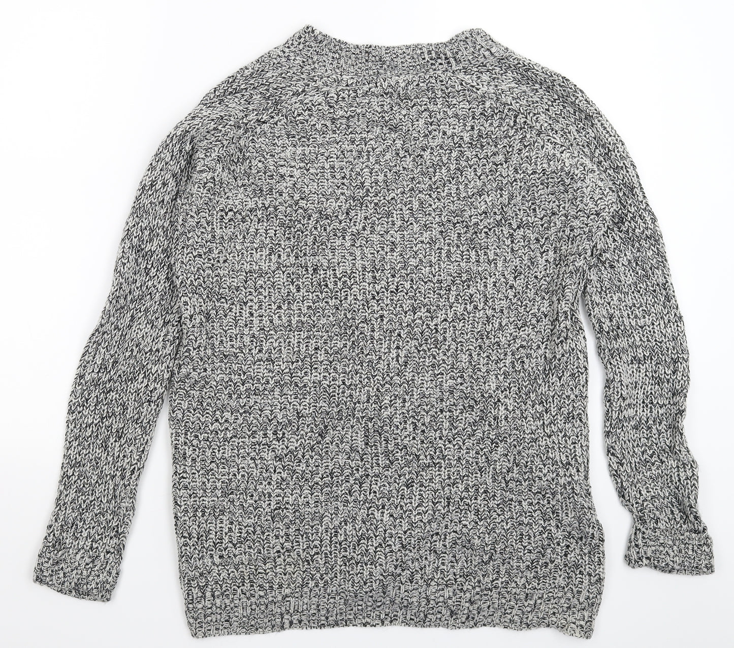 BHS Womens Grey  Knit Cardigan Jumper Size 12