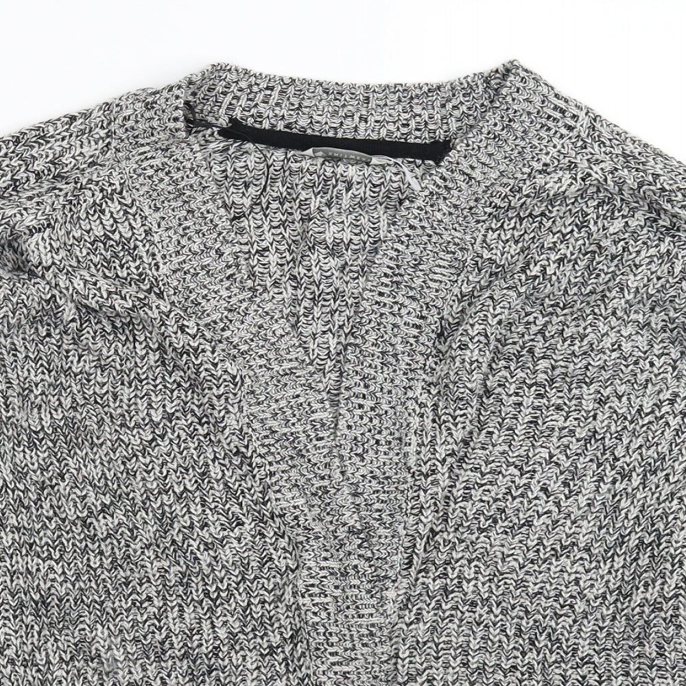 BHS Womens Grey  Knit Cardigan Jumper Size 12