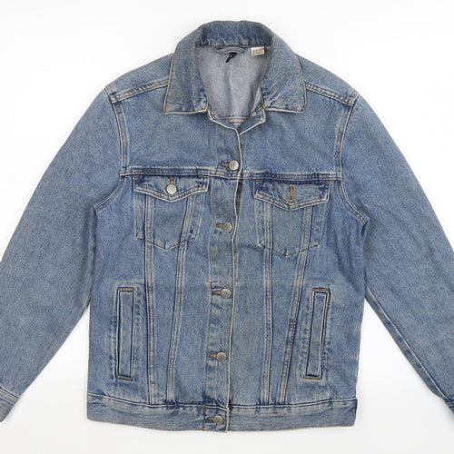Divided Womens Blue  Denim Jacket  Size 6