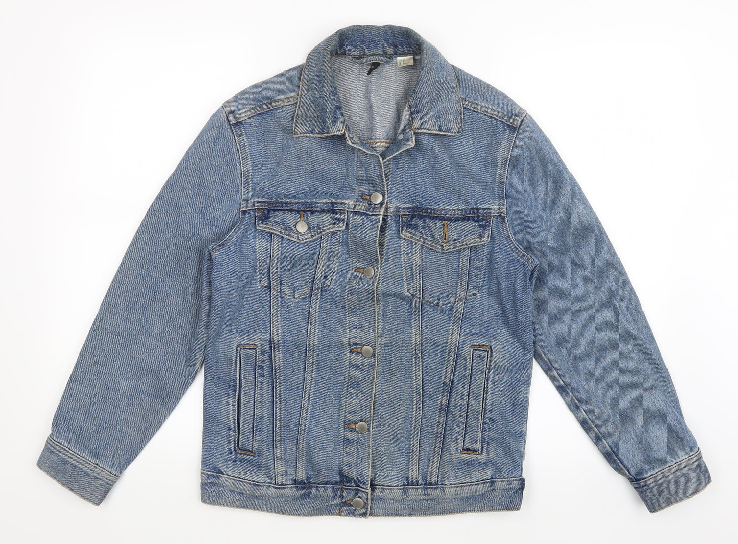Divided Womens Blue  Denim Jacket  Size 6