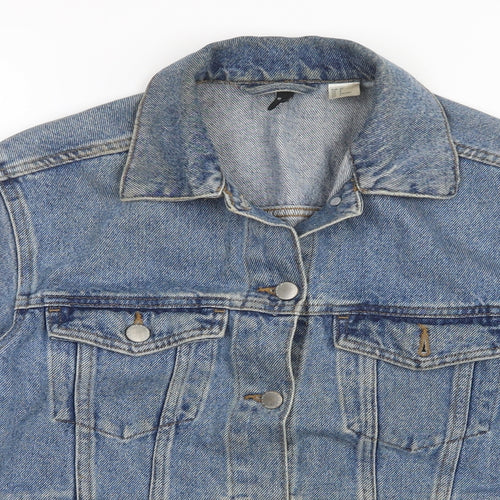 Divided Womens Blue  Denim Jacket  Size 6