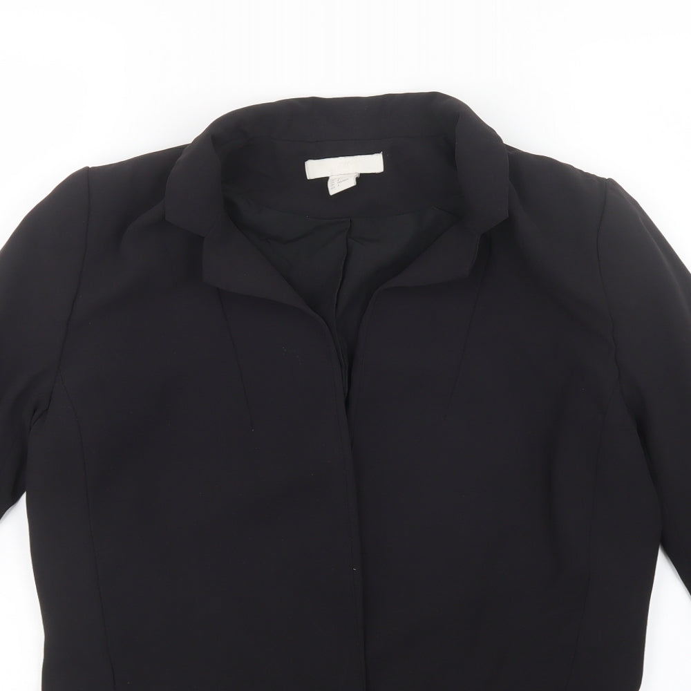 H&M Womens Black   Jacket  Size 8