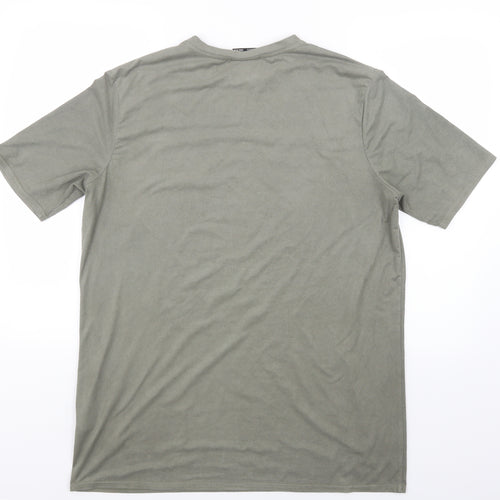 Baziic Womens Green   Basic T-Shirt One Size
