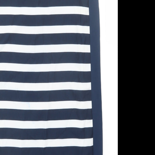 Vera Moda Womens Blue Striped  Shift  Size L