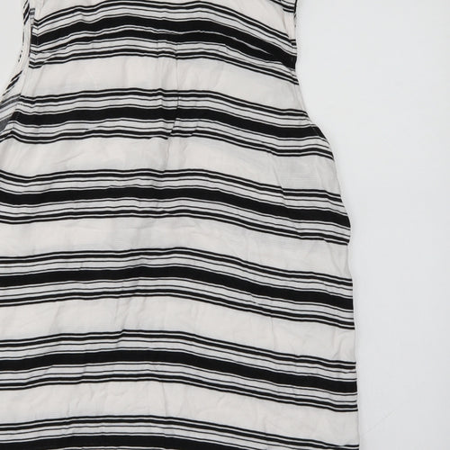 F&F Womens Multicoloured Striped  Basic Tank Size 10