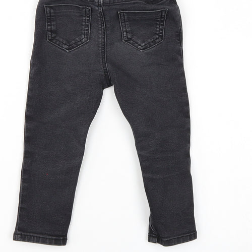 River Island Boys Black  Denim  Jeans Size 18-24 Months
