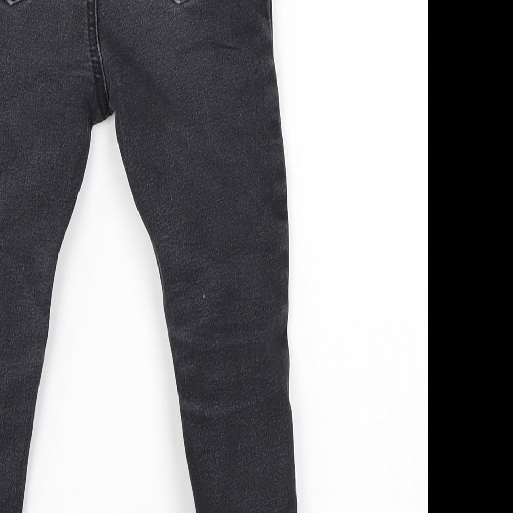 River Island Boys Black  Denim  Jeans Size 18-24 Months