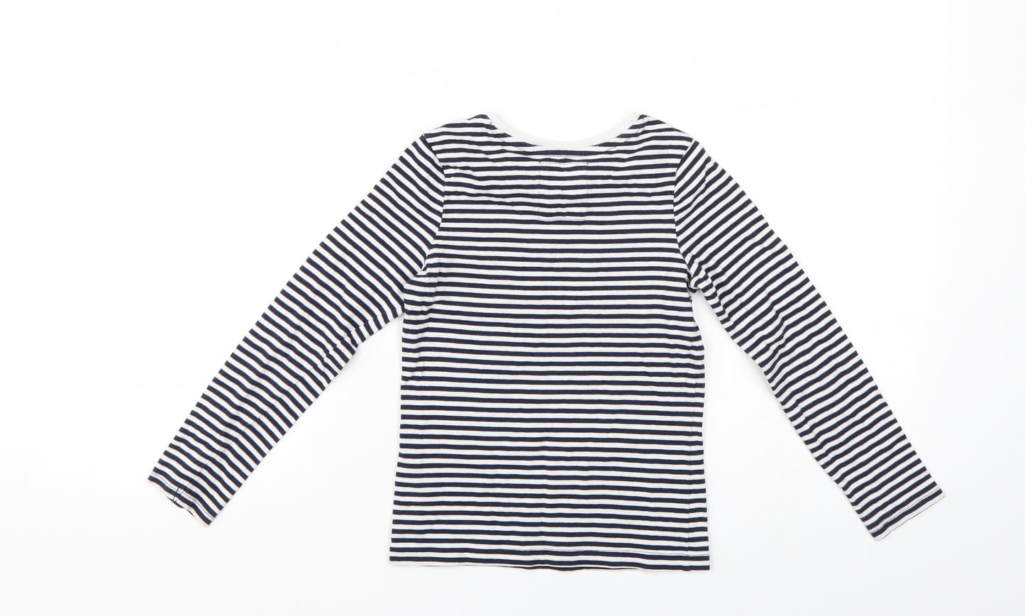 TU Boys Blue Striped  Basic Casual Size 6 Years