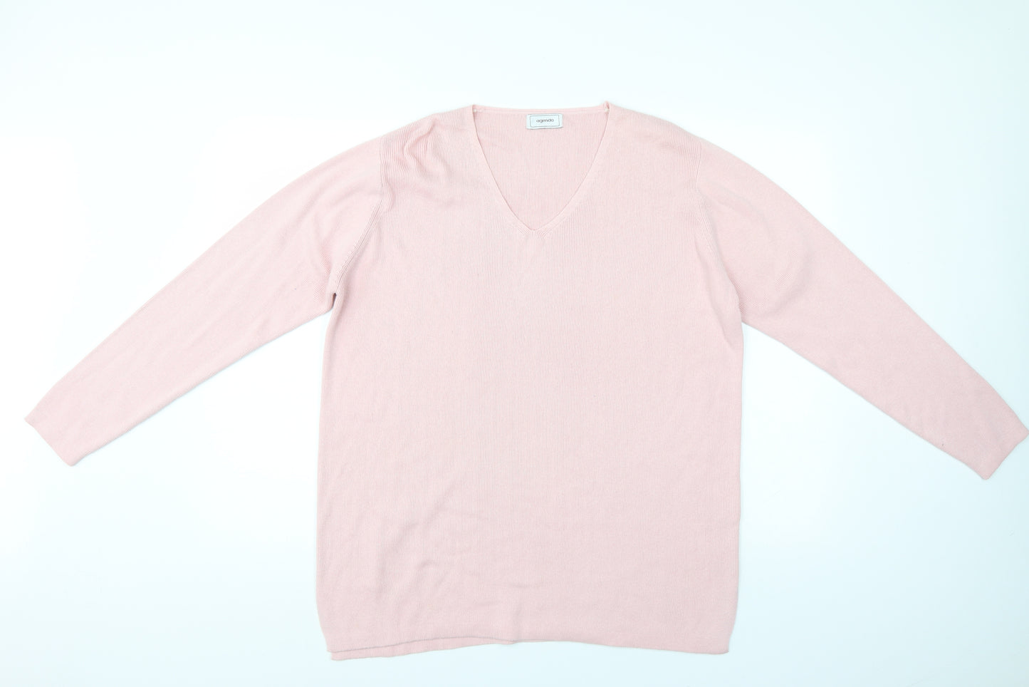 Agenda Womens Ivory   Pullover Jumper Size 18