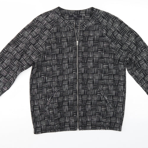 NEXT Womens Black Check  Jacket  Size S  - lightweight summer jacket