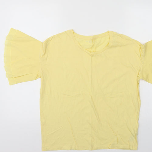 NEXT Womens Yellow   Basic Blouse Size 8
