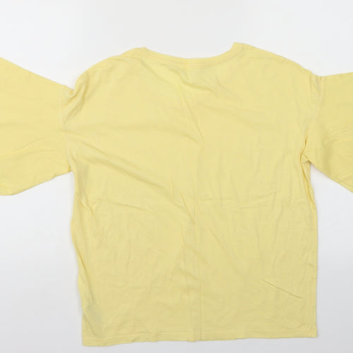 NEXT Womens Yellow   Basic Blouse Size 8