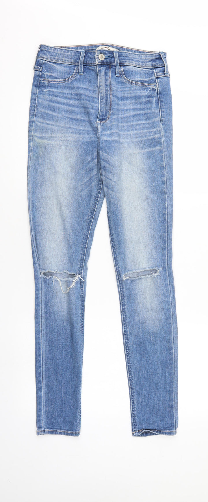 Hollister Mens Blue Denim Tapered Jeans Size 26 L29 in