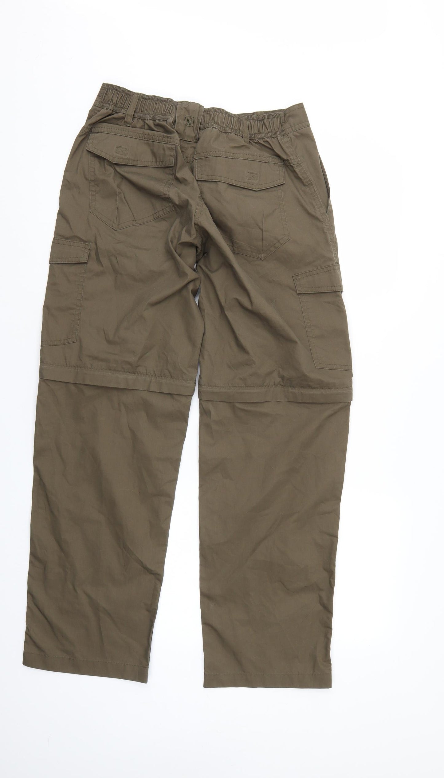 Higear Mens Brown   Cargo Trousers  L30 in - Elastic Waist
