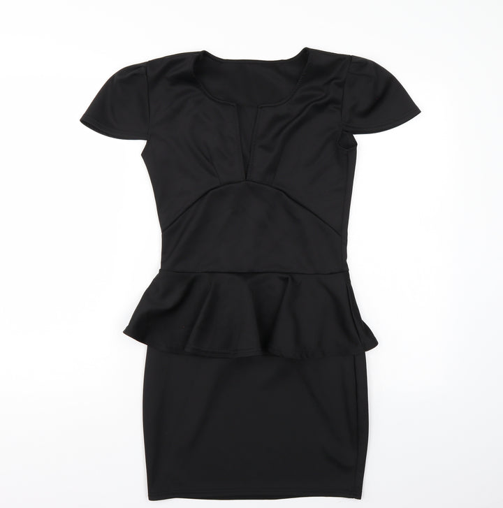 Preworn Womens Black Bodycon