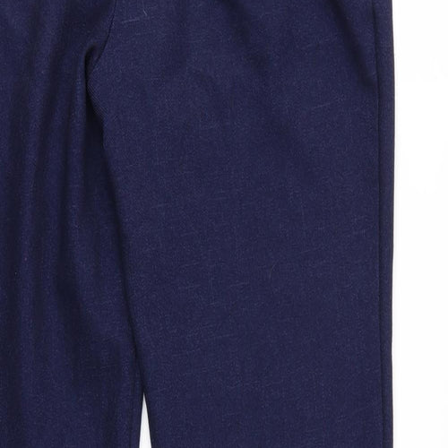 Papaya Womens Blue   Trousers  Size 12 L27 in - Elastic Waist