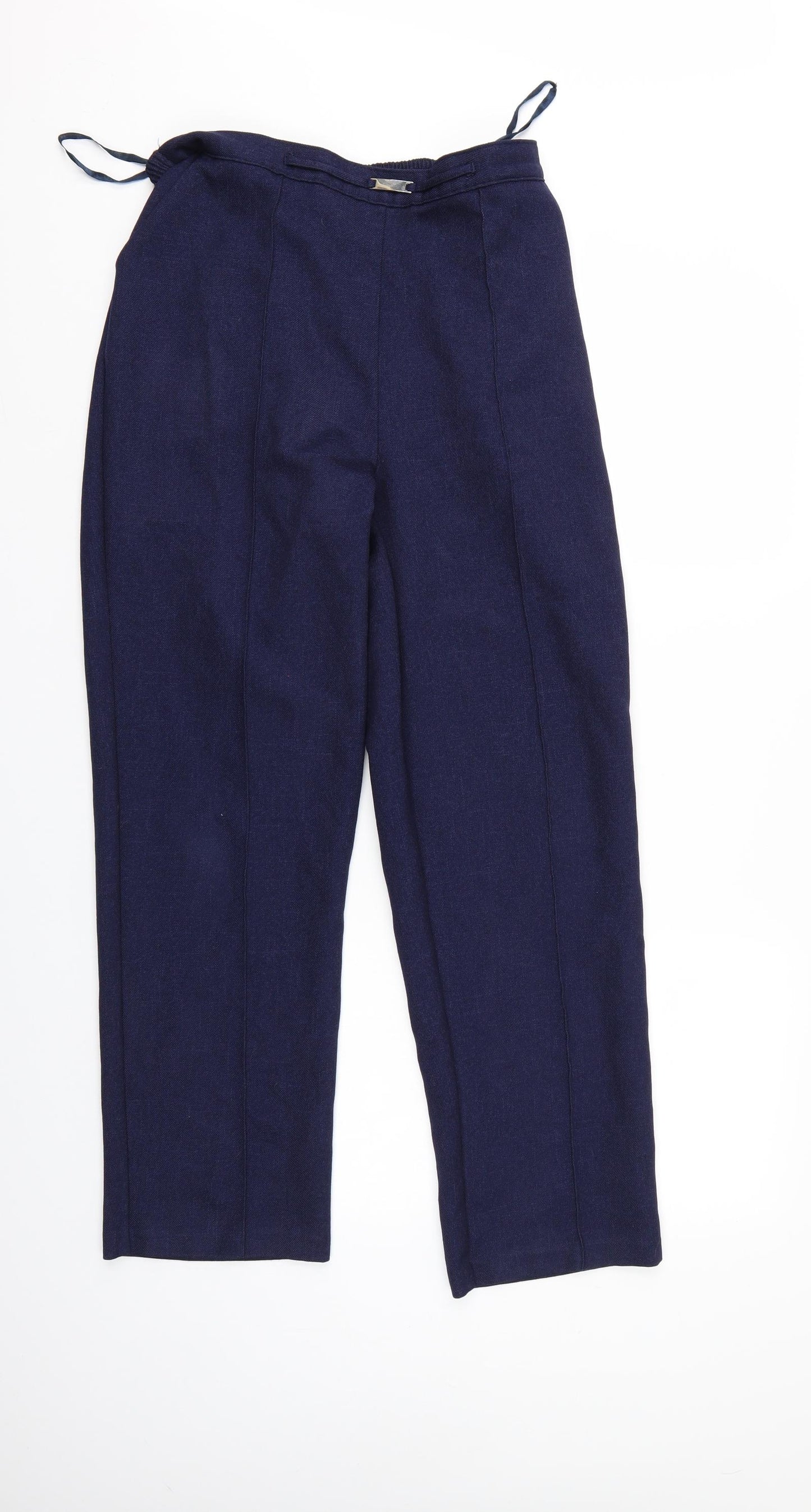 Papaya Womens Blue   Trousers  Size 12 L28 in