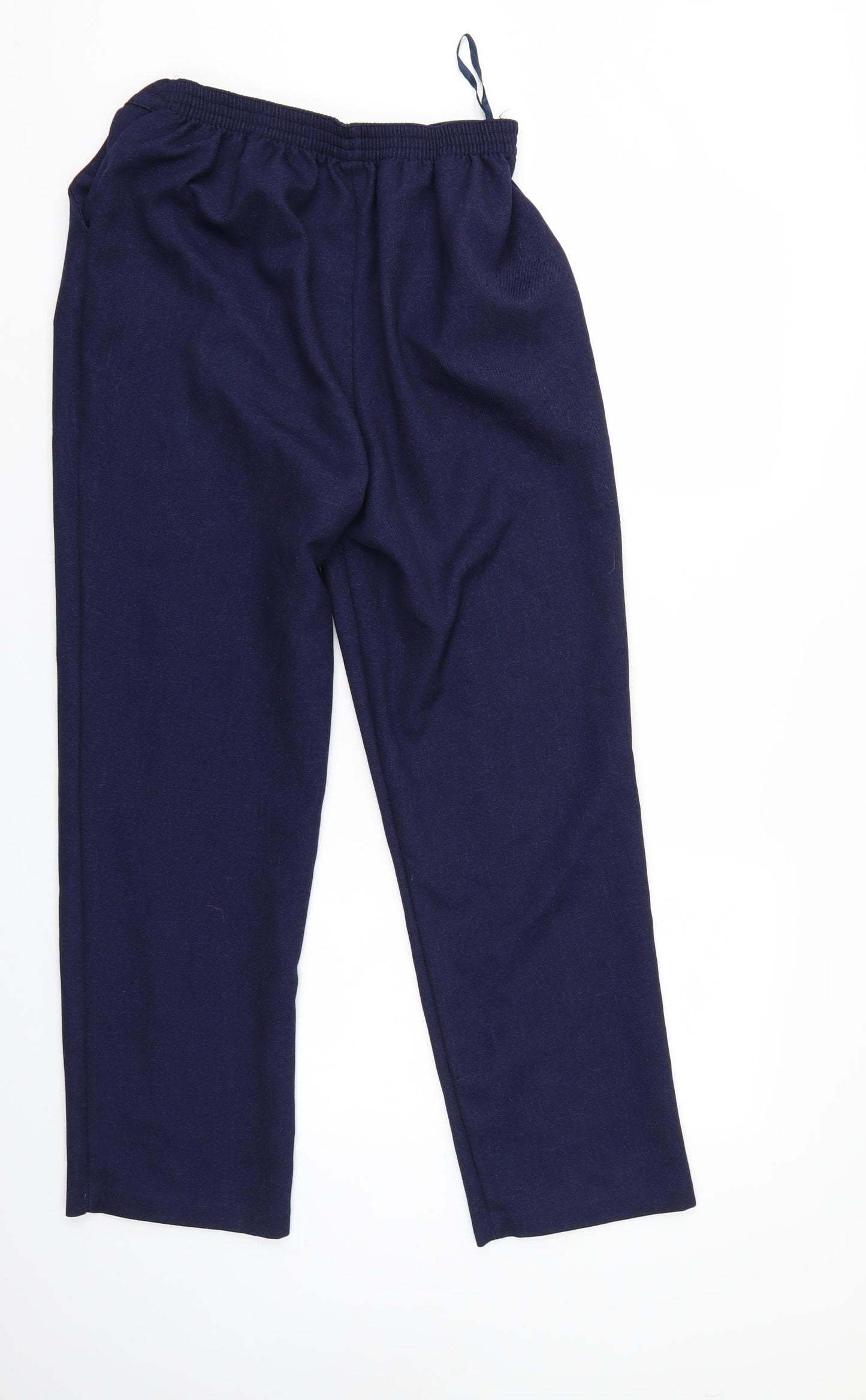 Papaya Womens Blue   Trousers  Size 12 L28 in