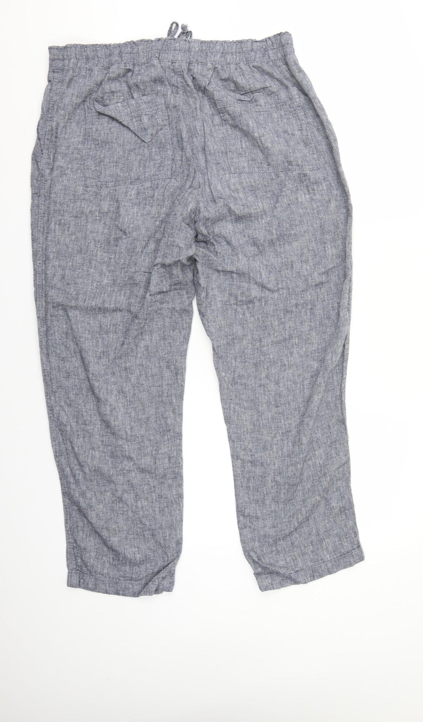F&F Womens Blue   Trousers  Size 16 L28 in
