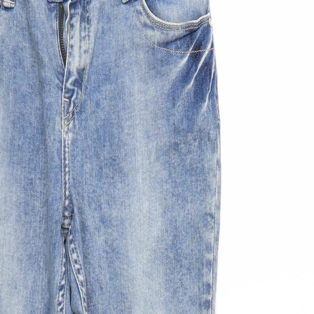 Select Denim Womens Blue  Denim Straight Jeans Size 12 L23 in