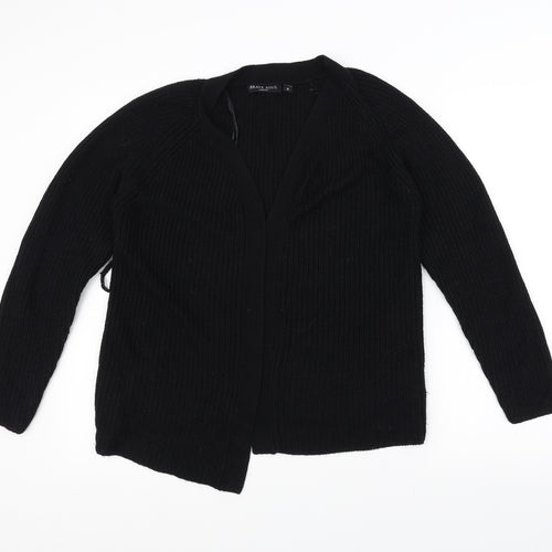 Brave Soul Womens Black  Knit Jacket Coatigan Size S